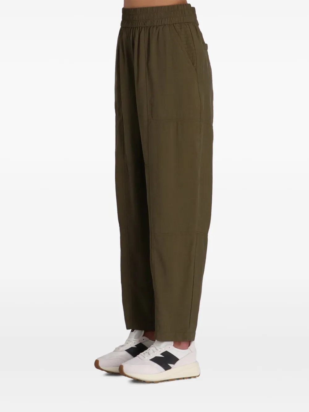 BOSS Trainingsbroek met decoratief stiksel Groen