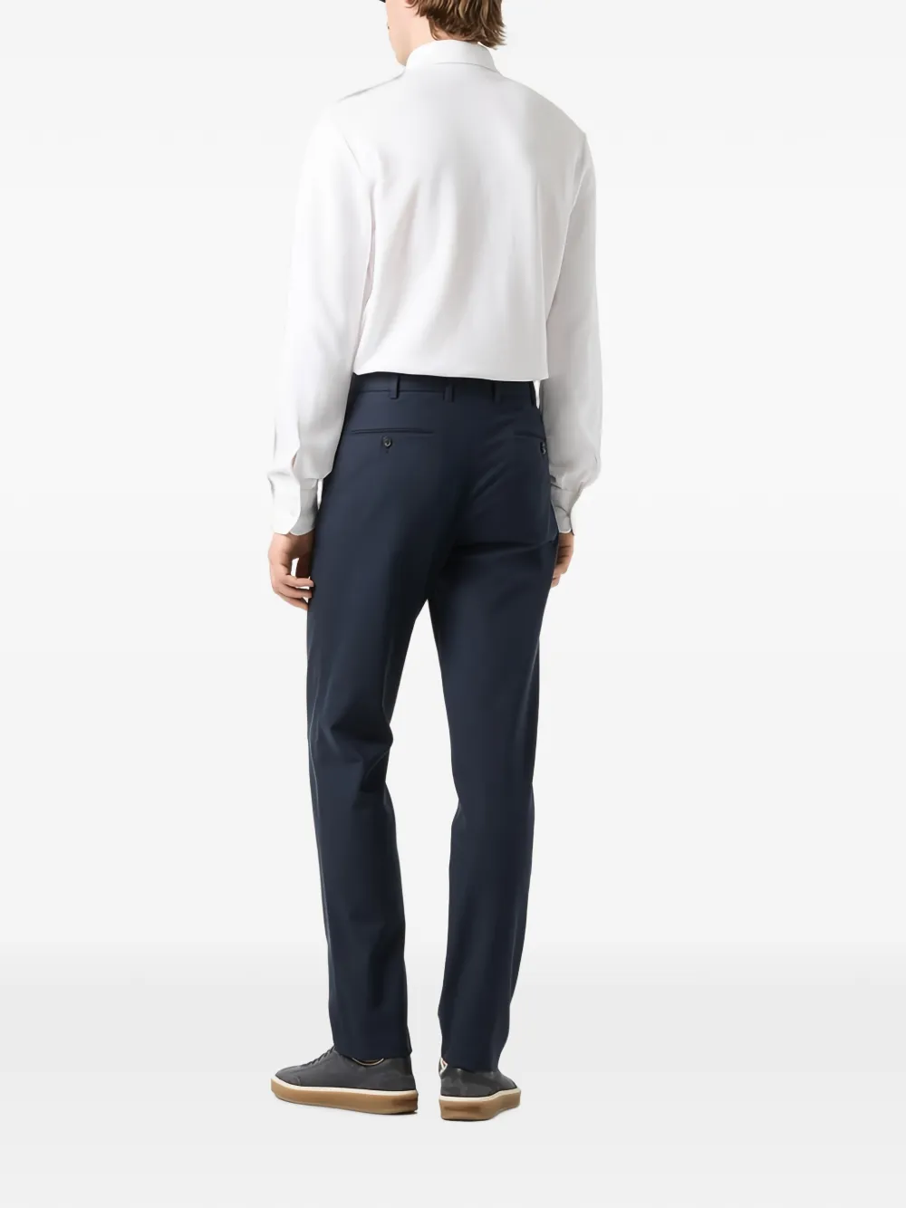 Loro Piana Carlo broek Blauw