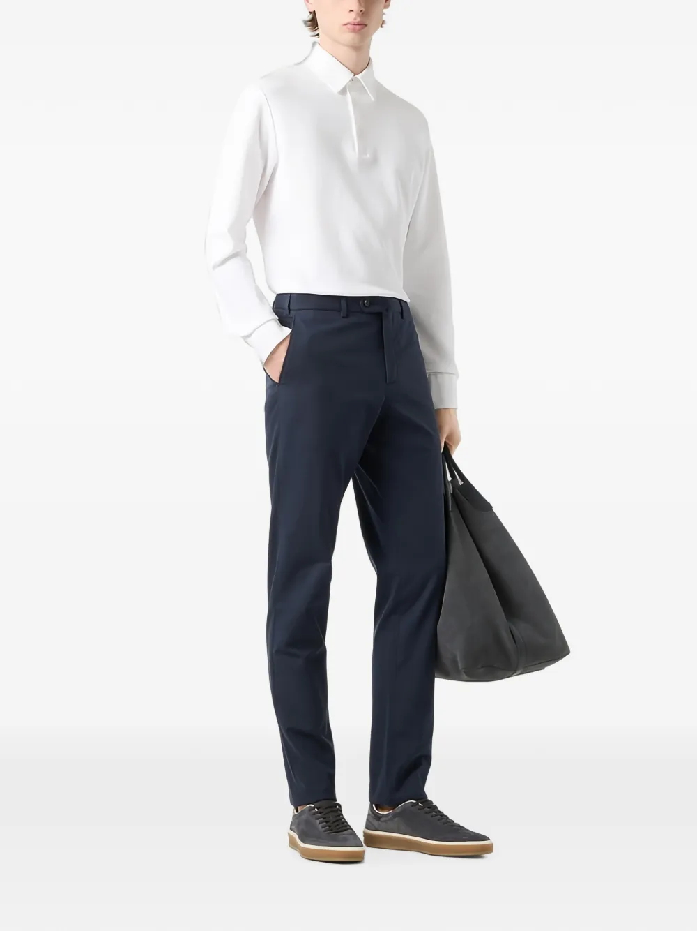 Loro Piana Carlo broek Blauw