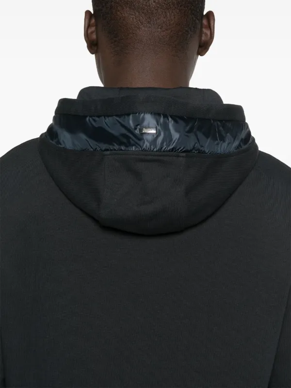 Herno Cotton Hoodie | Blue | FARFETCH JO