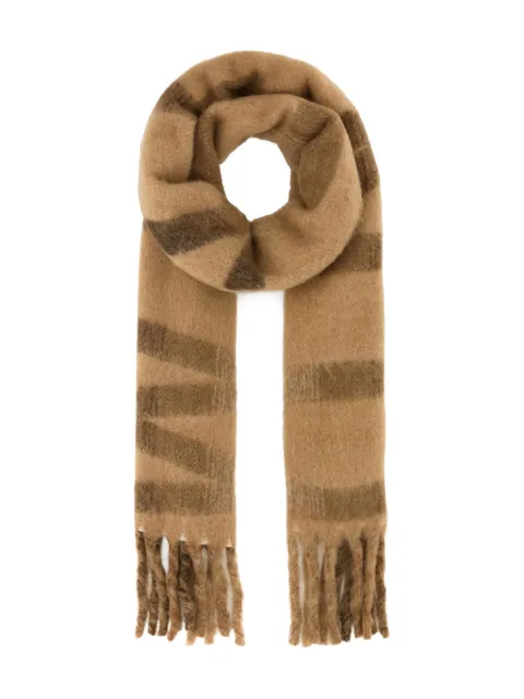 Weekend Max Mara Esendra patterned fringed scarf