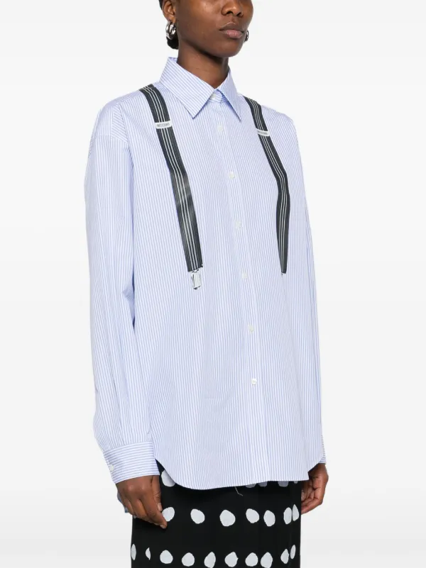 Moschino Striped Shirt | Blue | FARFETCH