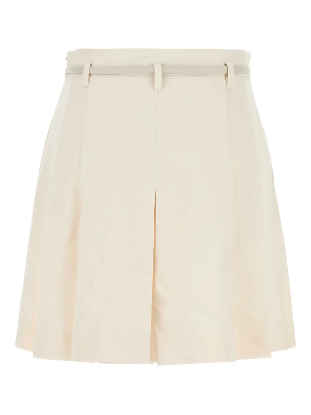 Max Mara Geplooide shorts - Beige