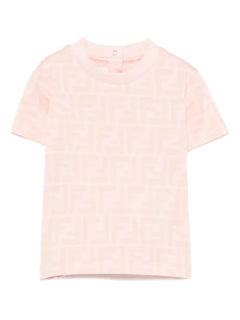 Fendi Kids Camiseta com estampa FF