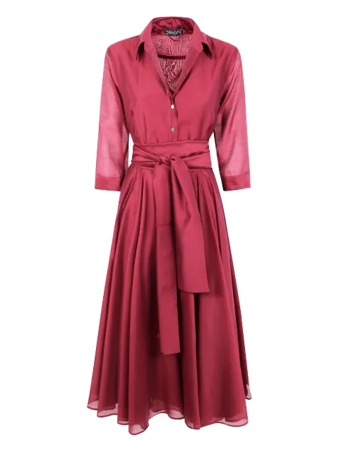 DRHOPE vestido midi con cinturón