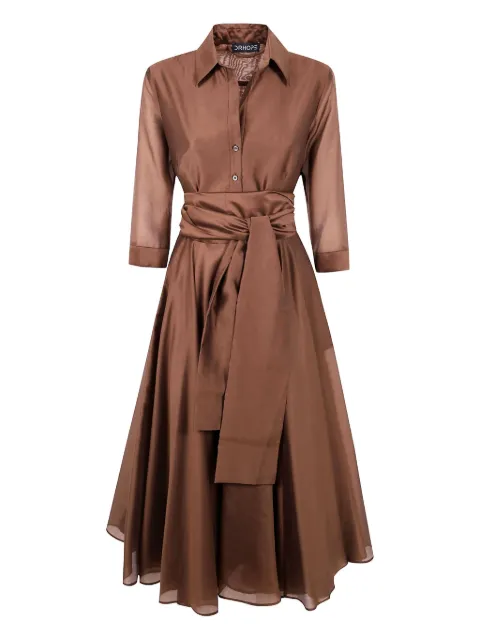 DRHOPE vestido midi con cinturón