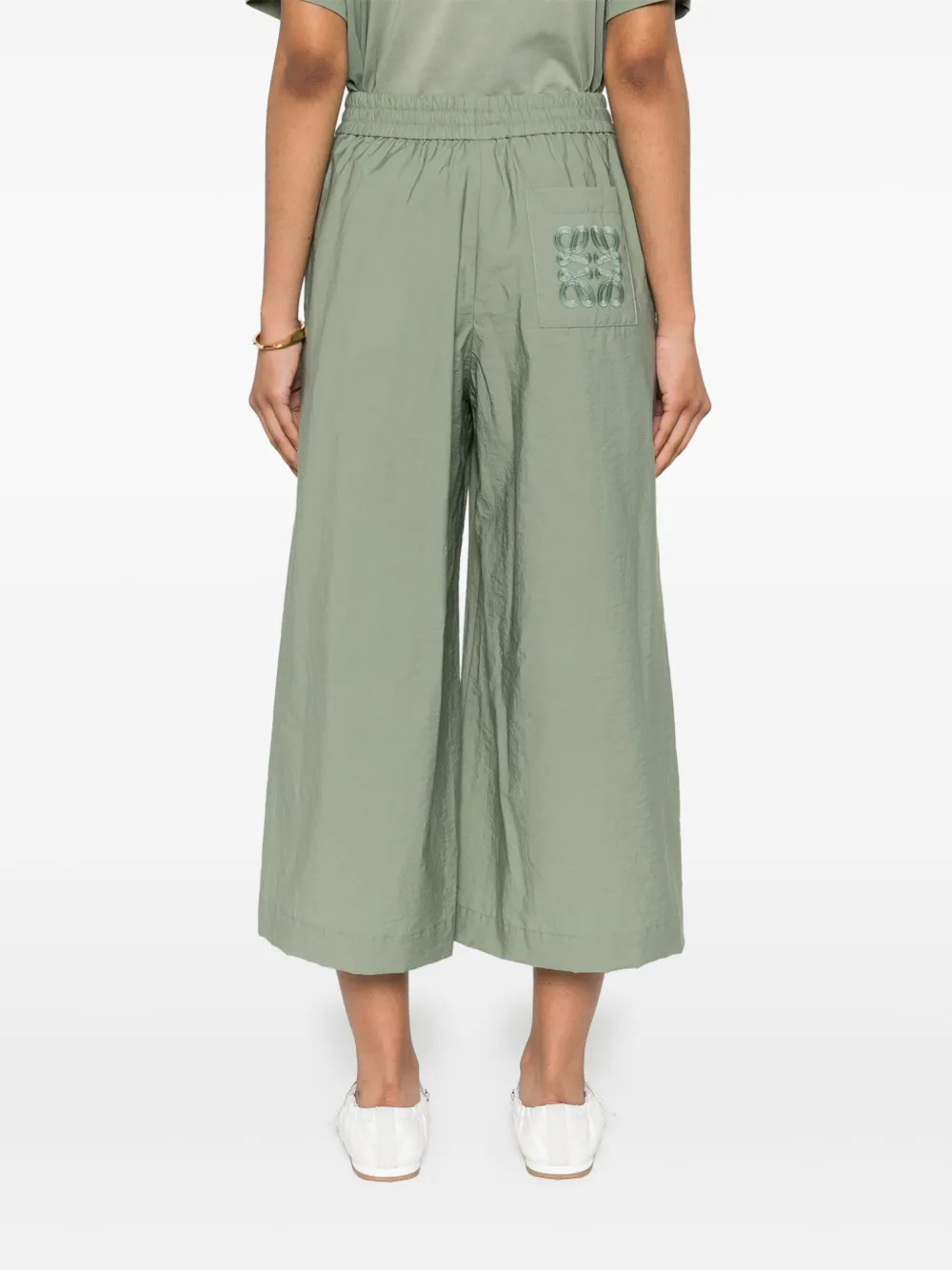 LOEWE Broek met Anagram-patroon Groen