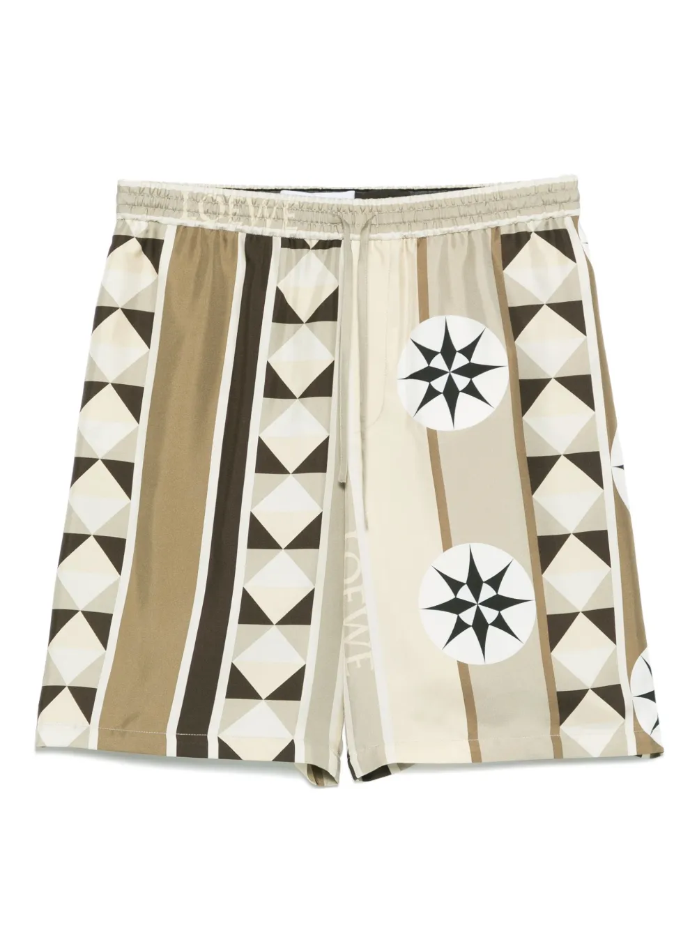 LOEWE graphic-print shorts | Neutrals | Image 1