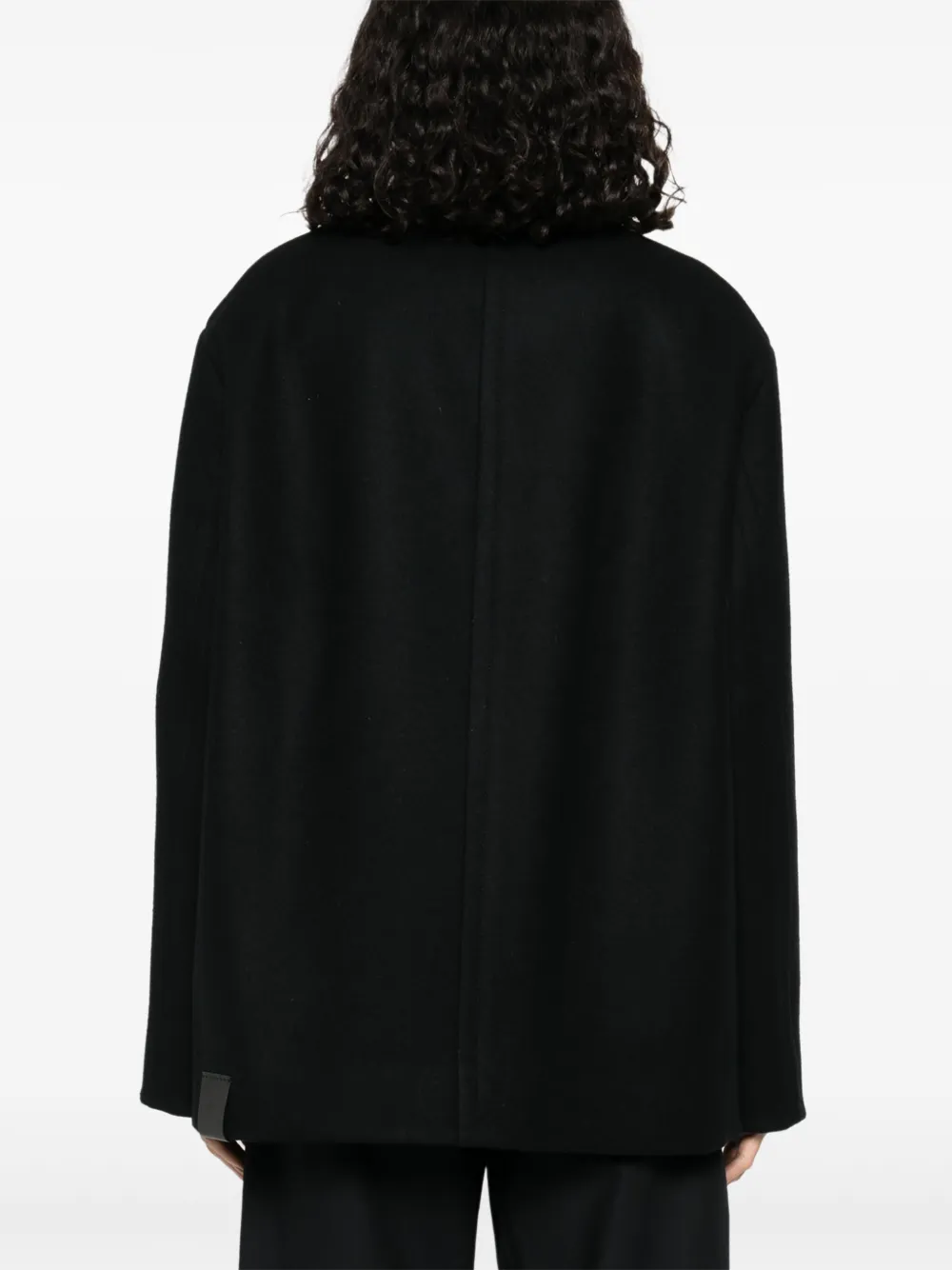 JIL SANDER+ Wollen jack Zwart