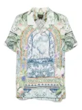 Camilla Jardim Party-print shirt - Green