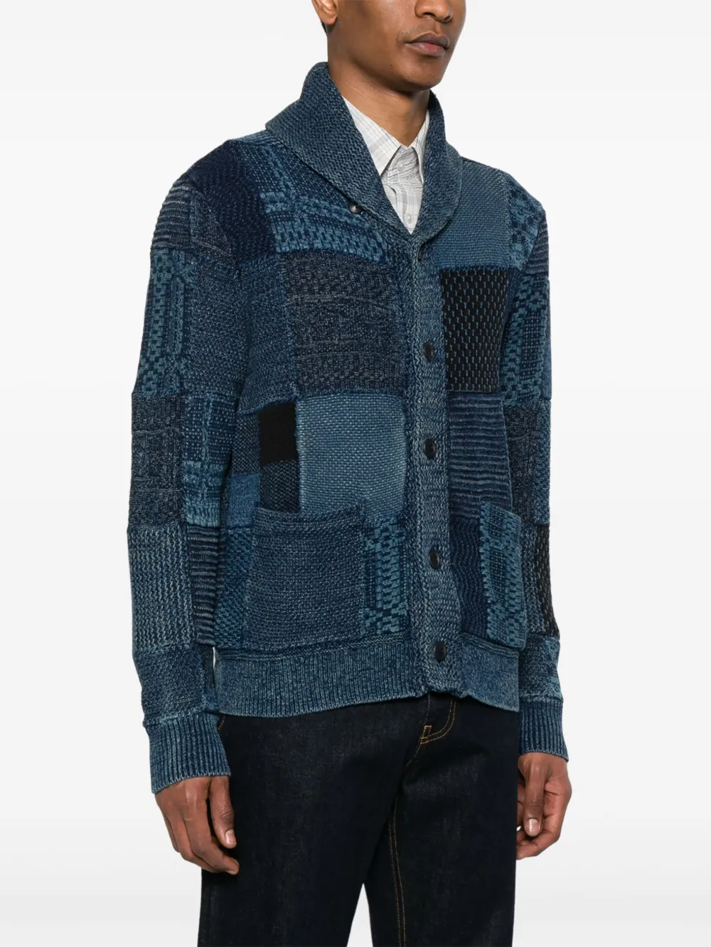 Ralph Lauren RRL Vest met patchwork Blauw