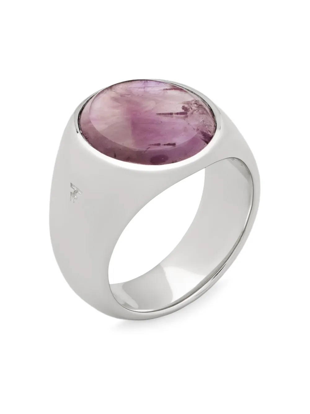 Tom Wood anillo Oval Sakura | plateado | Image 1