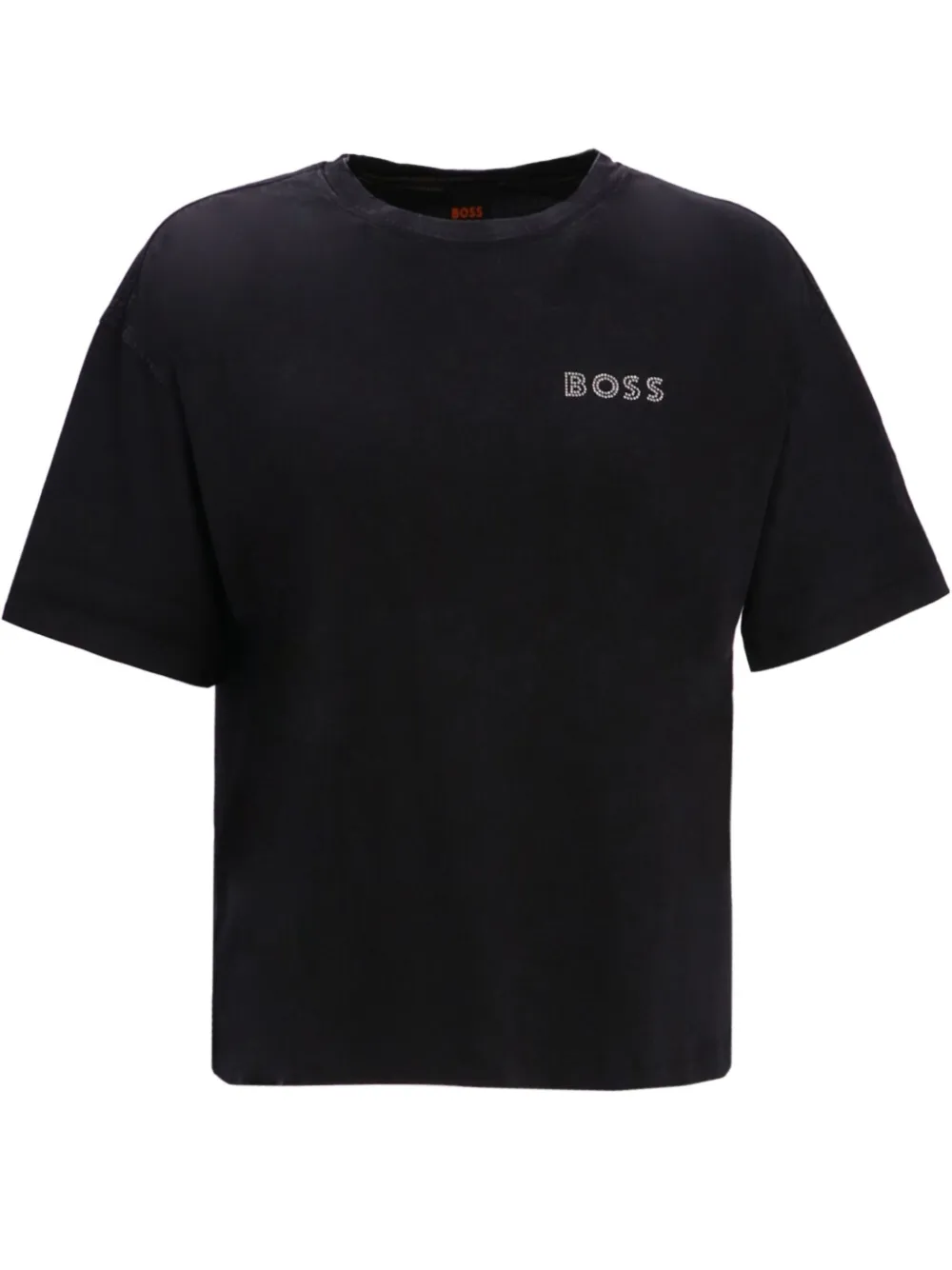 BOSS T-shirt verfraaid met logo Zwart