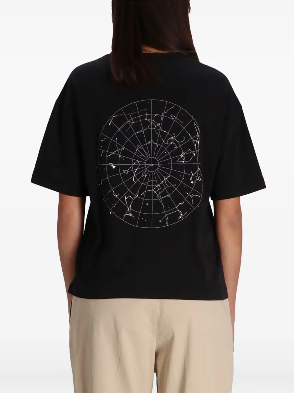 BOSS T-shirt verfraaid met logo Zwart