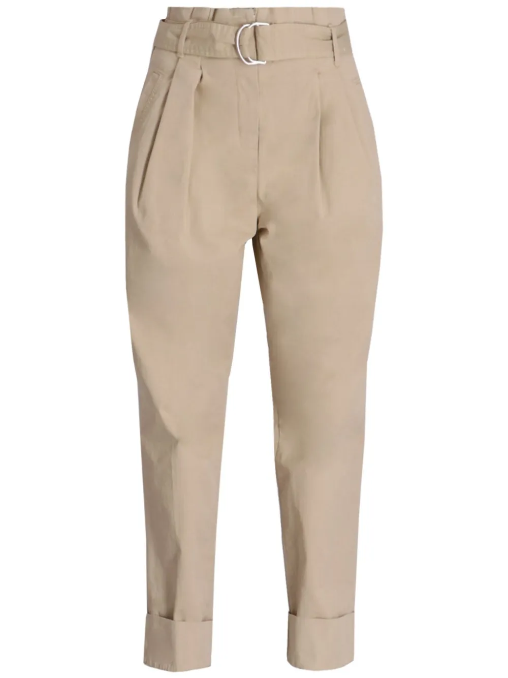 BOSS Paperbag broek Beige