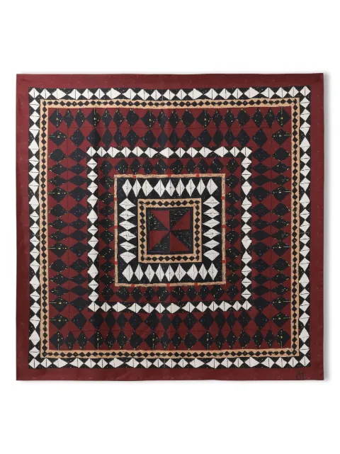 INTO THE EAST 几何真丝围巾