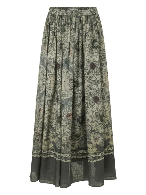 INTO THE EAST Retro 中长半身裙