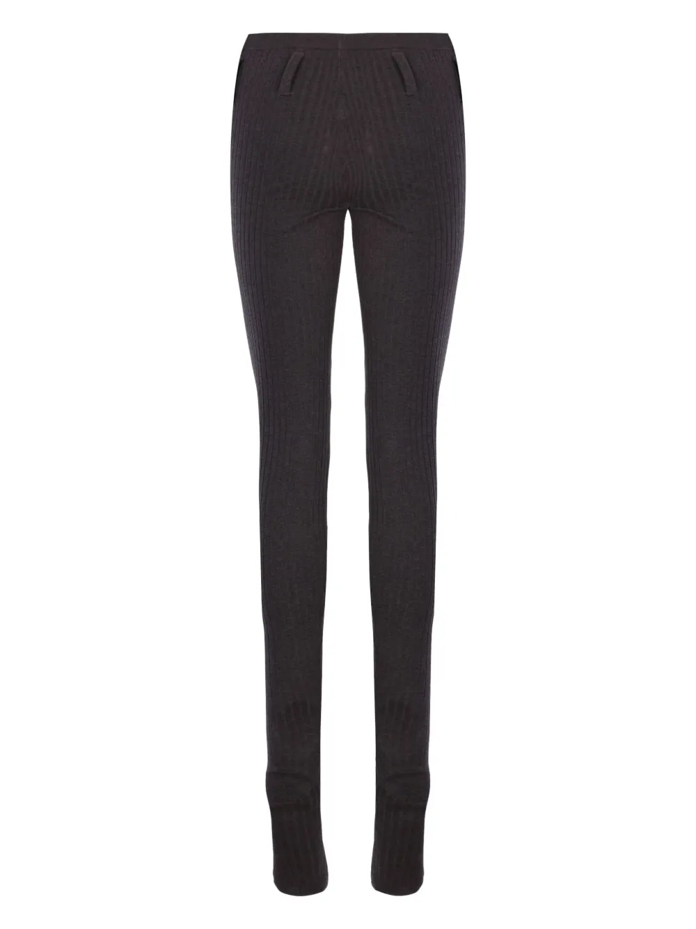 Prada Geribbelde panty Grijs