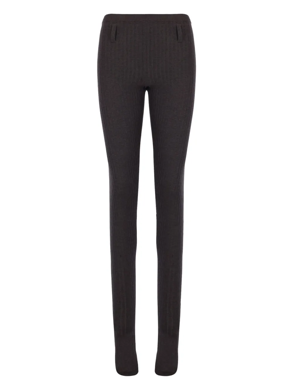 Prada Geribbelde panty Grijs