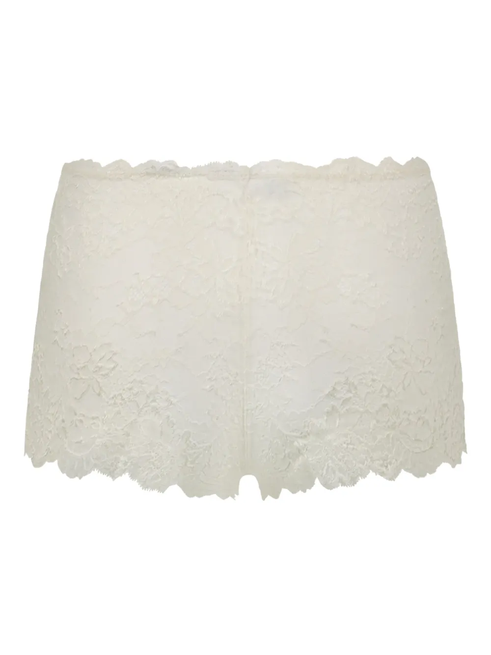 DES PHEMMES Culotte met kant - Wit