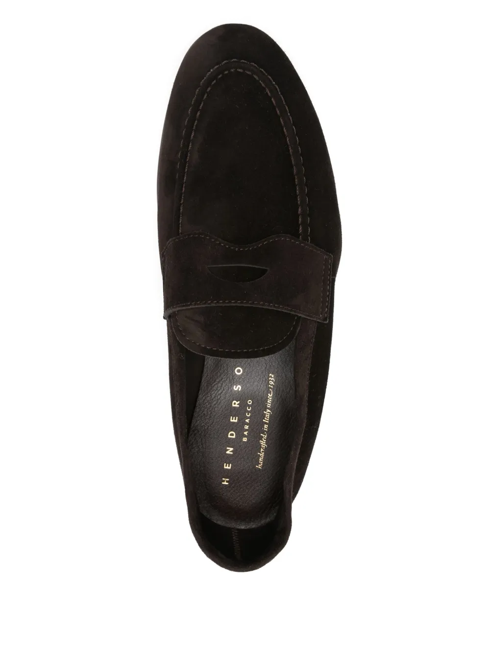 Henderson Baracco suede loafers Brown