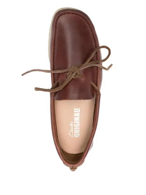Clarks Originals Godney デッキシューズ | ブラウン | FARFETCH JP