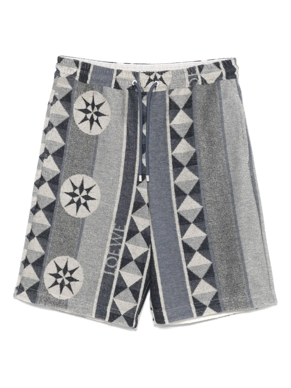 LOEWE patterned shorts | Blue | Image 1