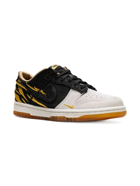 Nike Kids Dunk Low "Year of the Tiger (2022) -  Phantom/Black-Sail-Light Zitron" sneakers