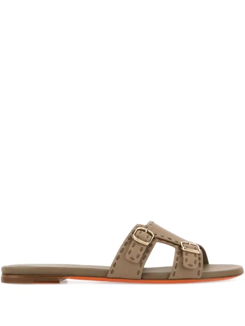 Santoni slippers Didi de piel
