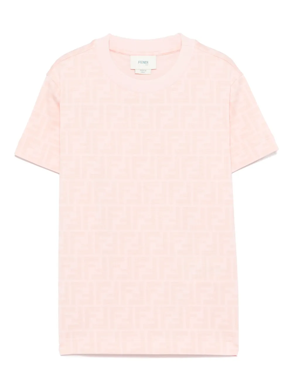 Fendi Kids モノグラム Tシャツ - ピンク Fendi Kids モノグラム Tシャツ - ピンク