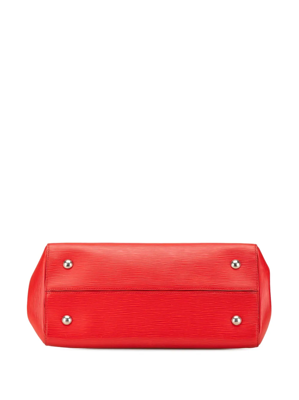 Pre-owned Louis Vuitton 2014 Epi Marly Mm Satchel In Red