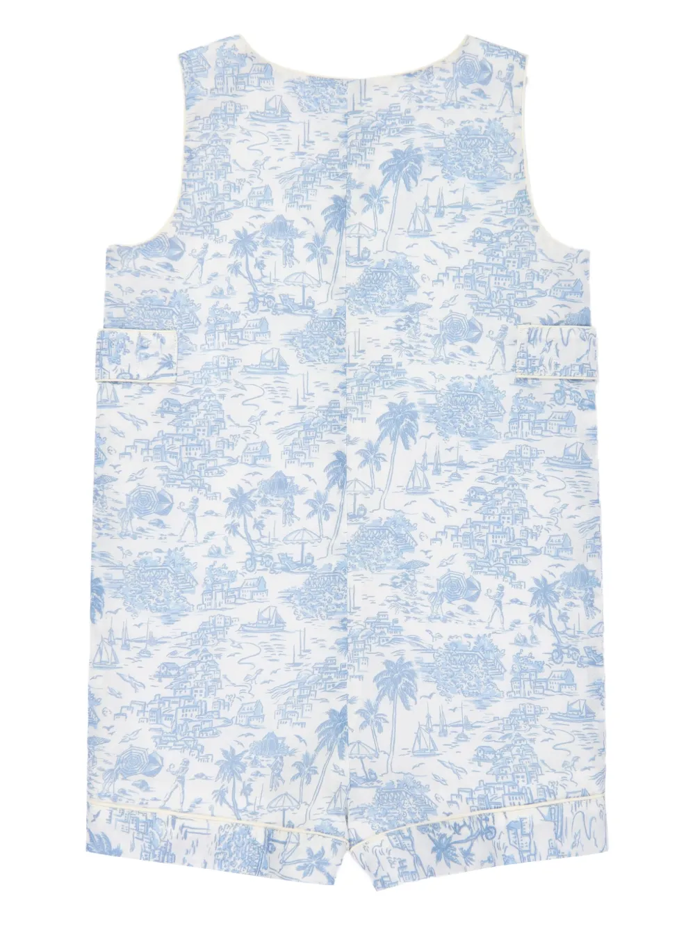 POLO RALPH LAUREN KIDS Katoenen top en shorts Blauw