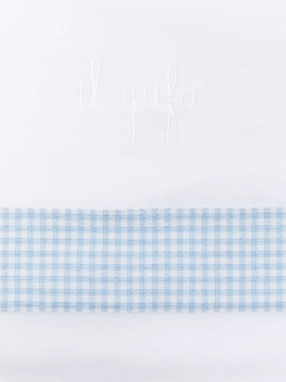 Il Gufo checked-border blanket | Image 2