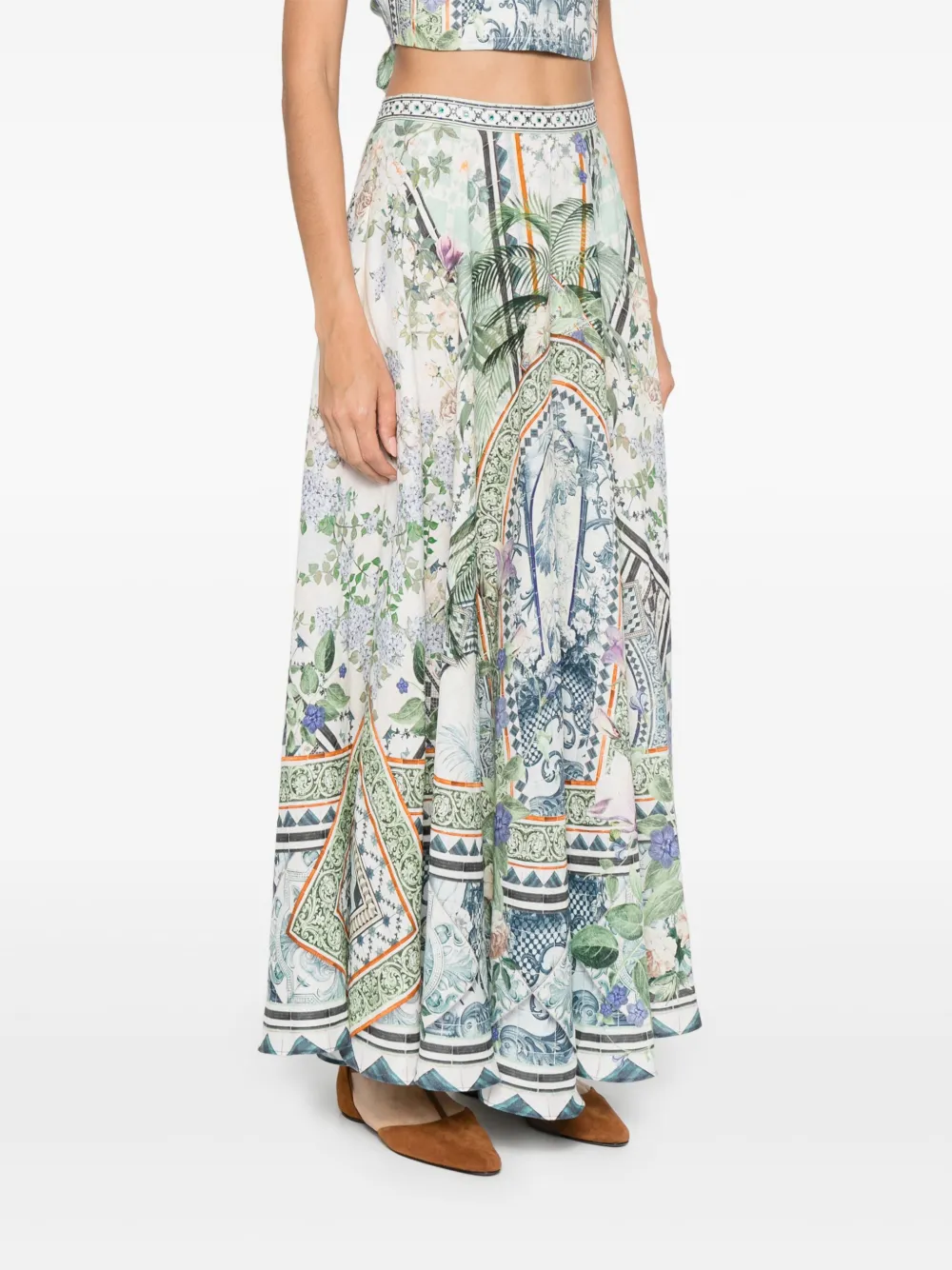 Shop Camilla High-waisted Maxi Skirt