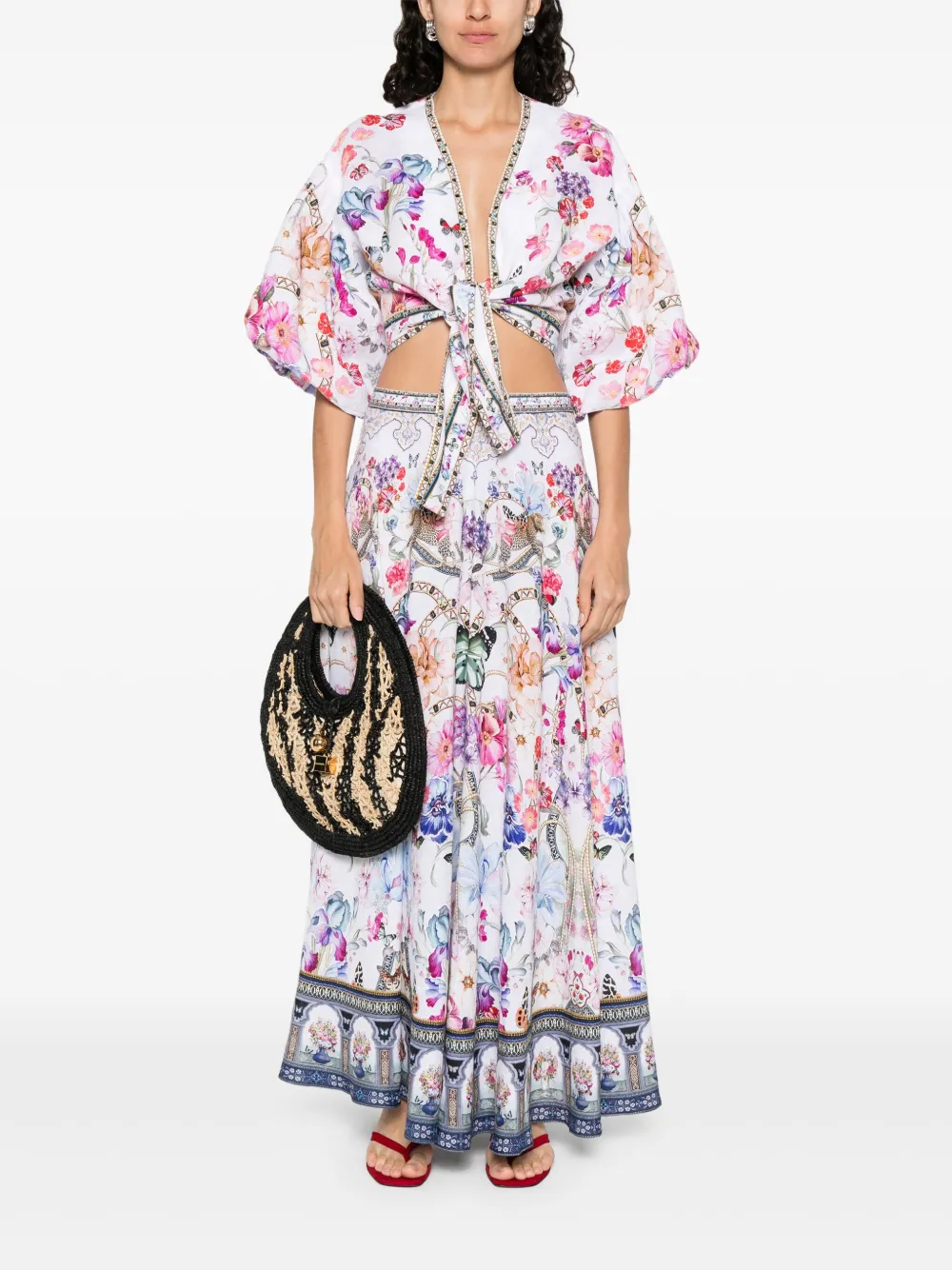 Camilla Monserrate Magic maxi-rok - Wit