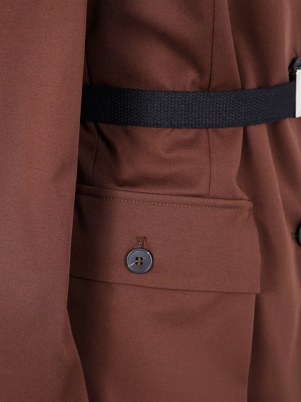 DRHOPE Blazer met ceintuur Bruin