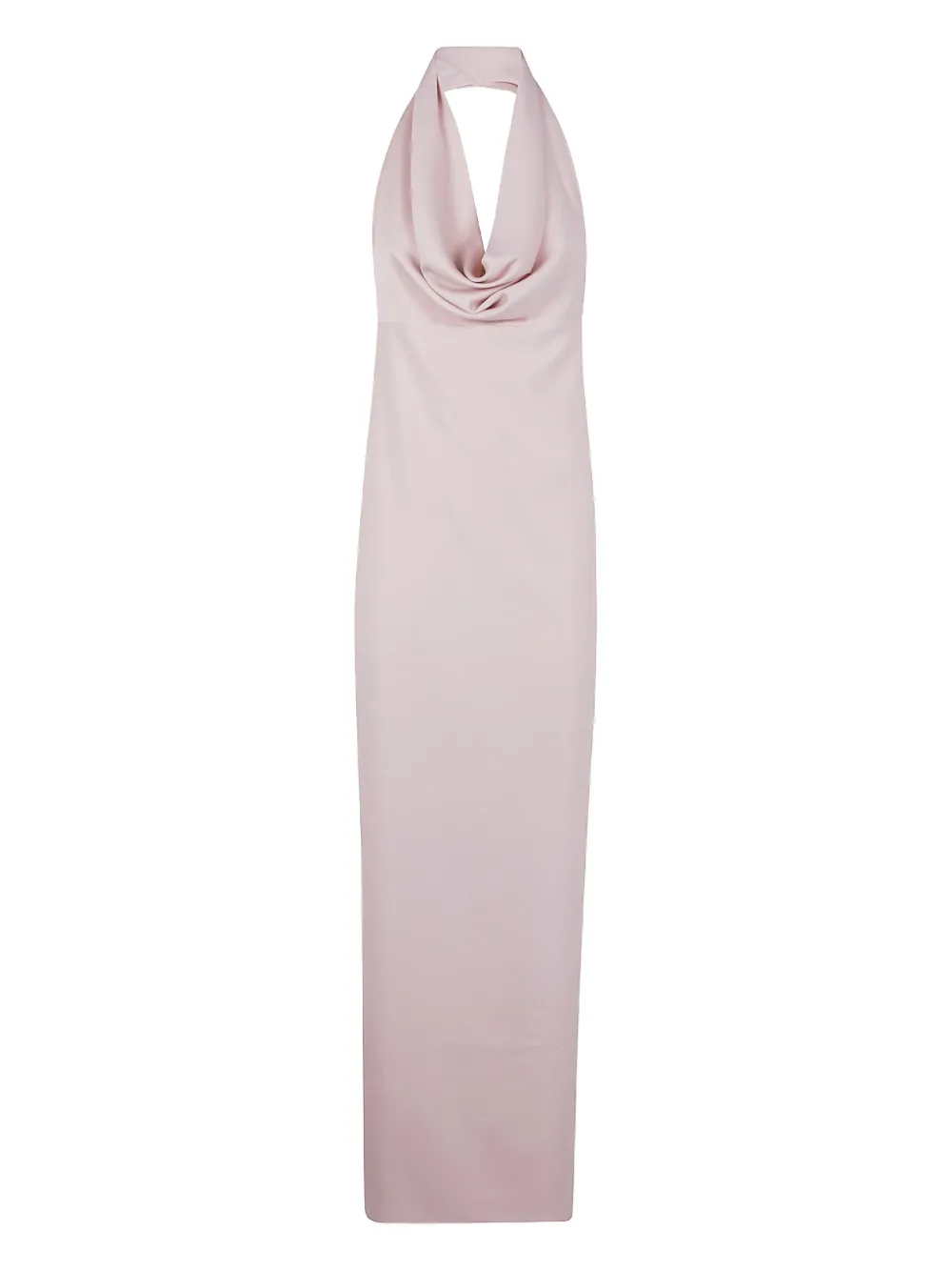 cowl-neck maxi dress