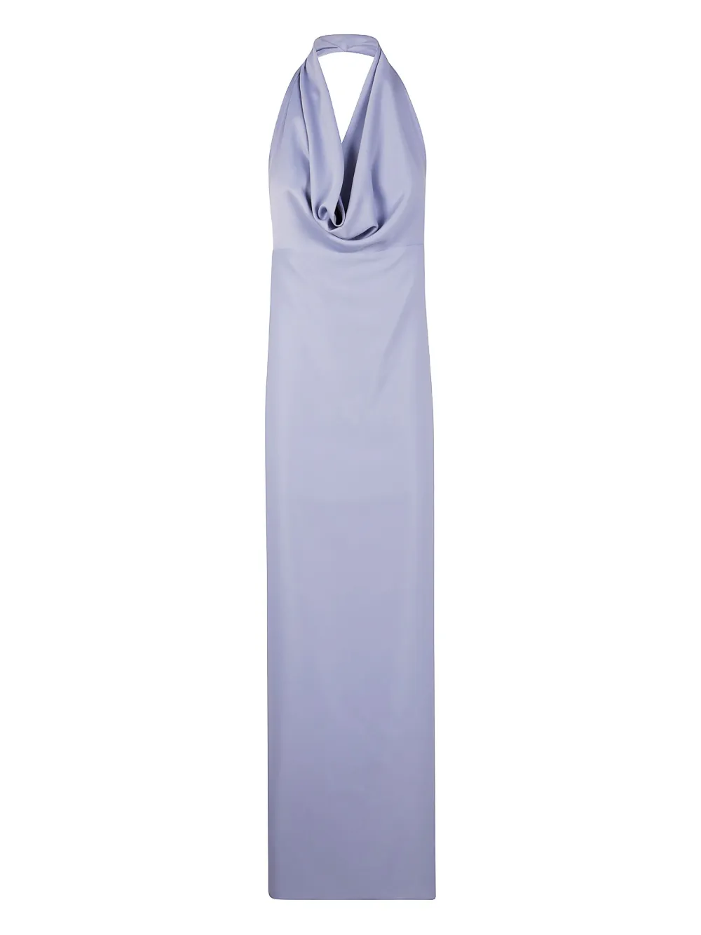 DRHOPE COWL-NECK HALTER DRESS 