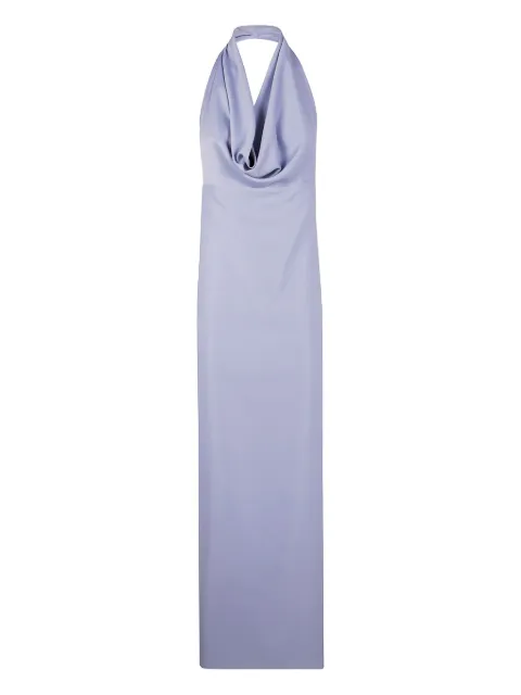 DRHOPE vestido con cuello desbocado
