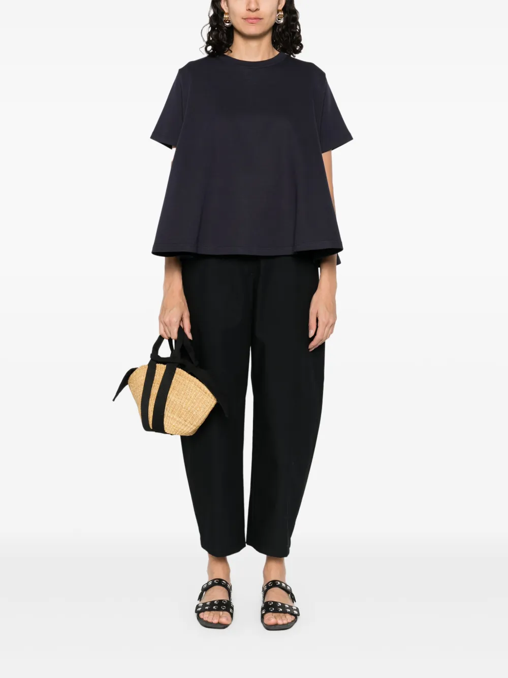 JIL SANDER+ Katoenen broek - Blauw
