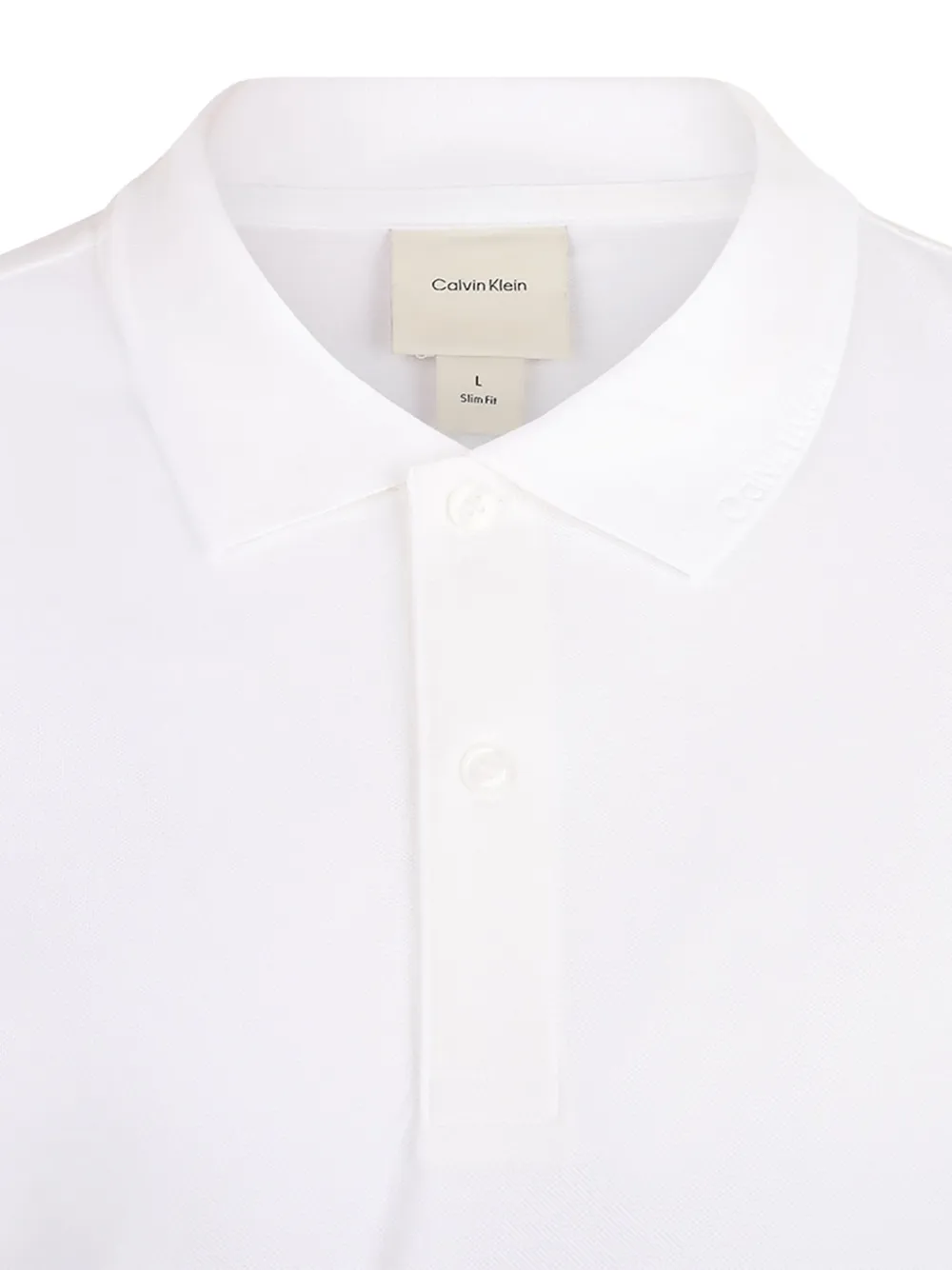 Calvin Klein Katoenen poloshirt Wit