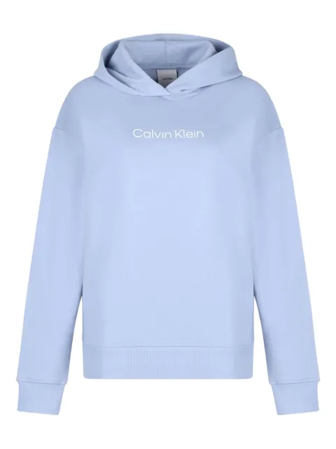 Calvin Klein logo-print cotton hoodie
