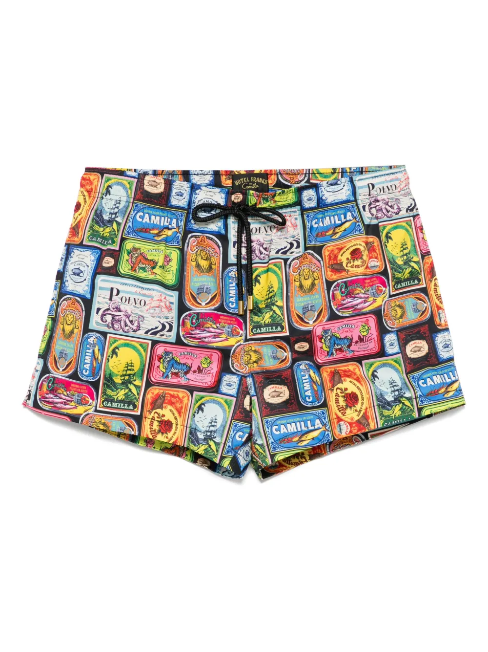 Camilla shorts de playa con estampado Sal do Mar | negro | Image 1