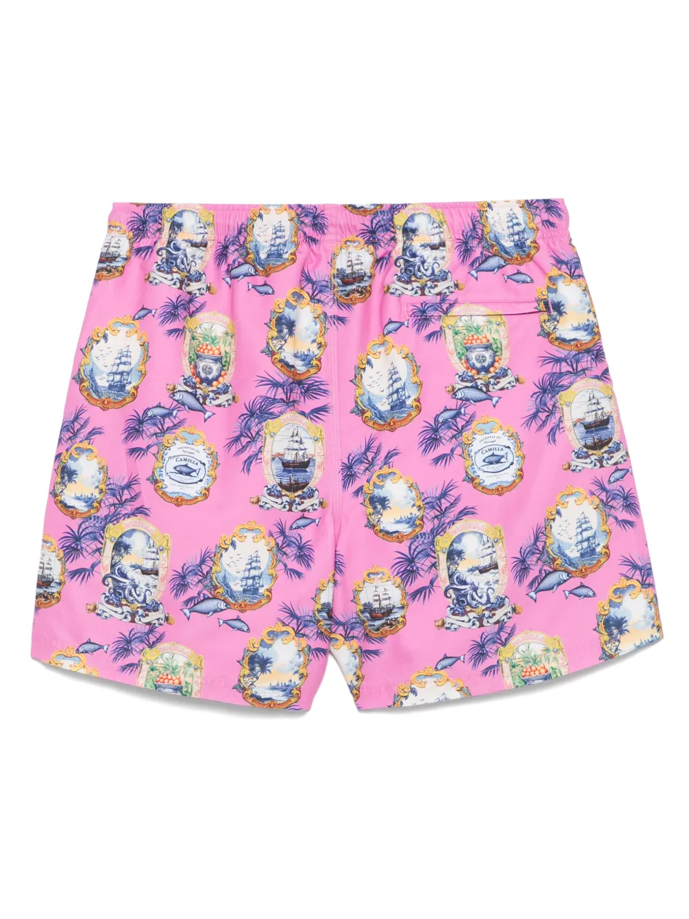 Camilla short de bain à imprimé Salty Splendour | Shorts de bain | Image 2