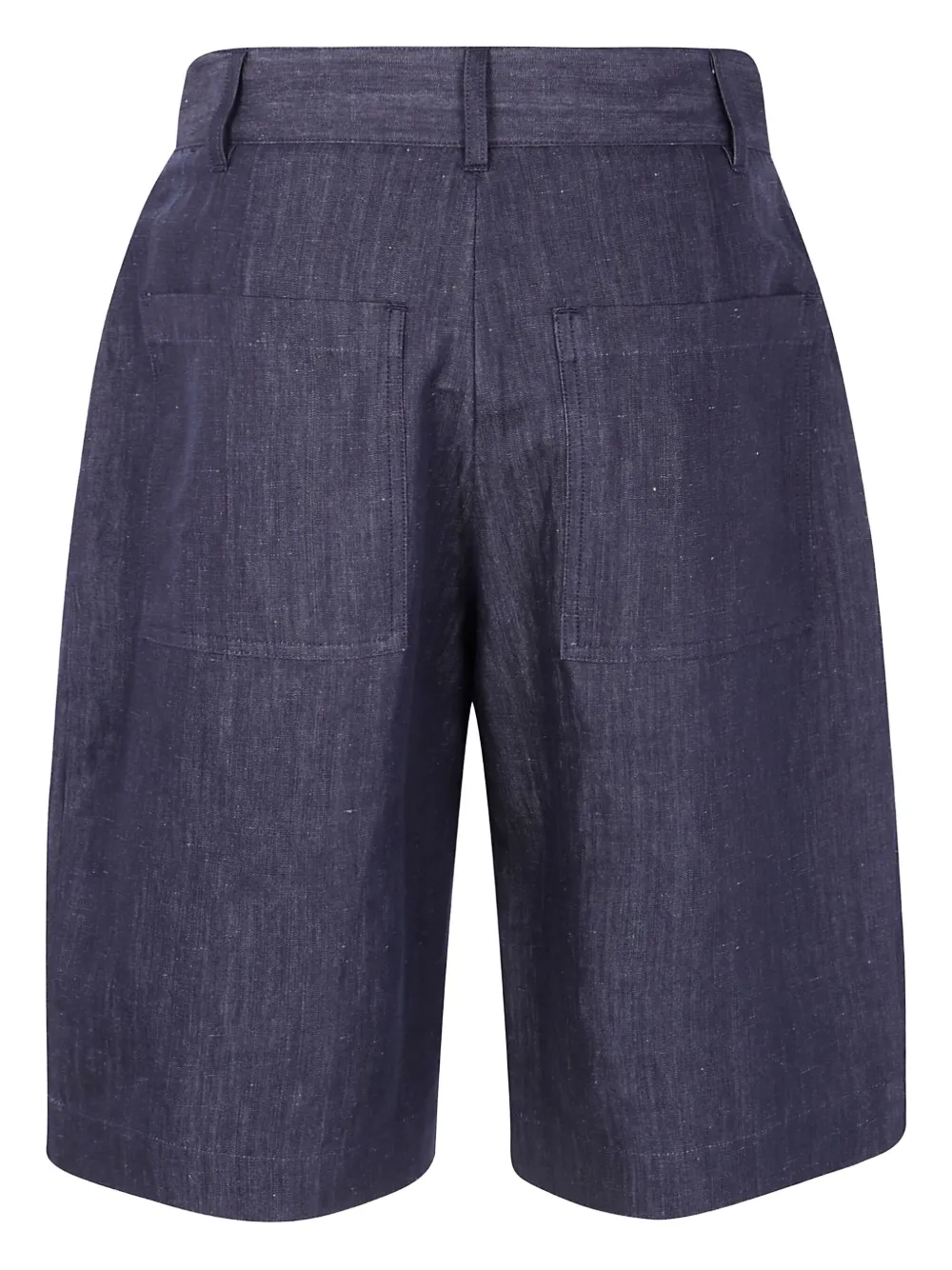 Studio Nicholson linen-blend shorts | Knee-Length Shorts | Image 2