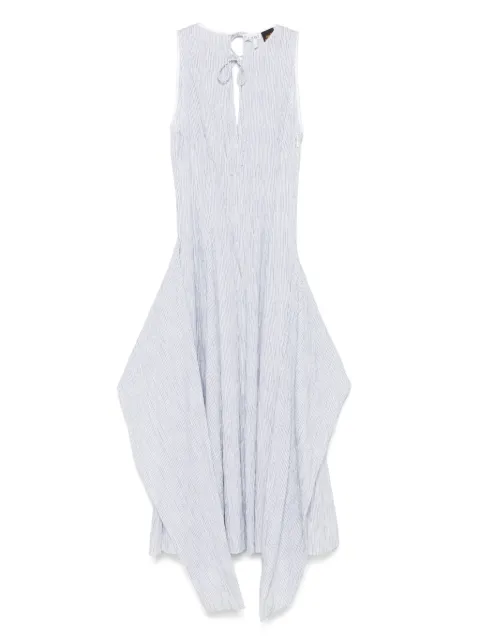 LOEWE striped midi dress