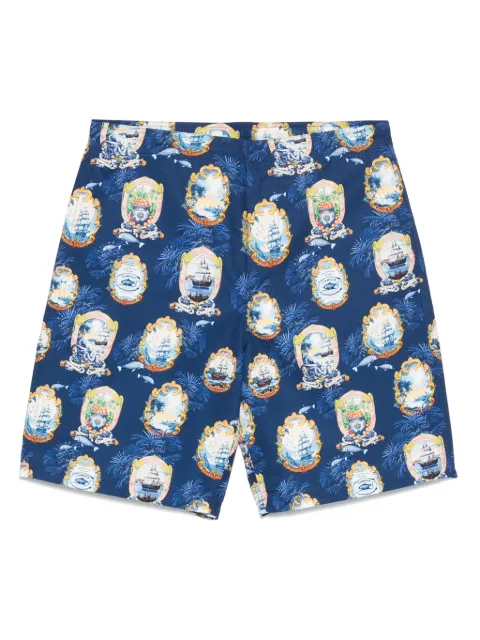 Camilla graphic-print shorts
