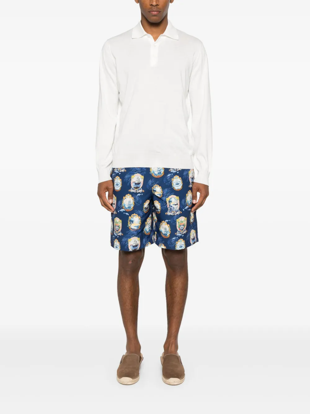 Camilla graphic-print shorts | Bermuda Shorts | Image 2
