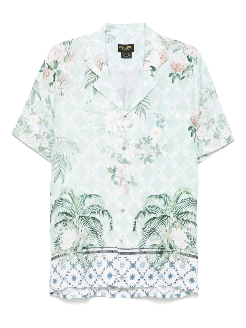 Camilla Jardim Party-print shirt | Green | Image 1