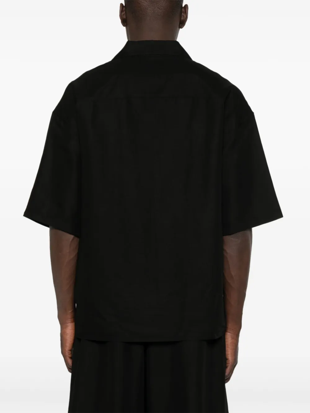 LOEWE Overhemd met Anagram-patch Zwart